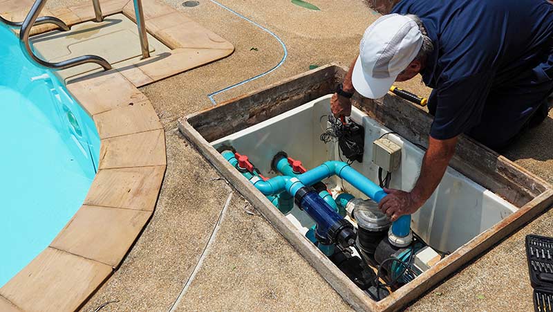 Swimming pool maintenance water quality testing Mauritius