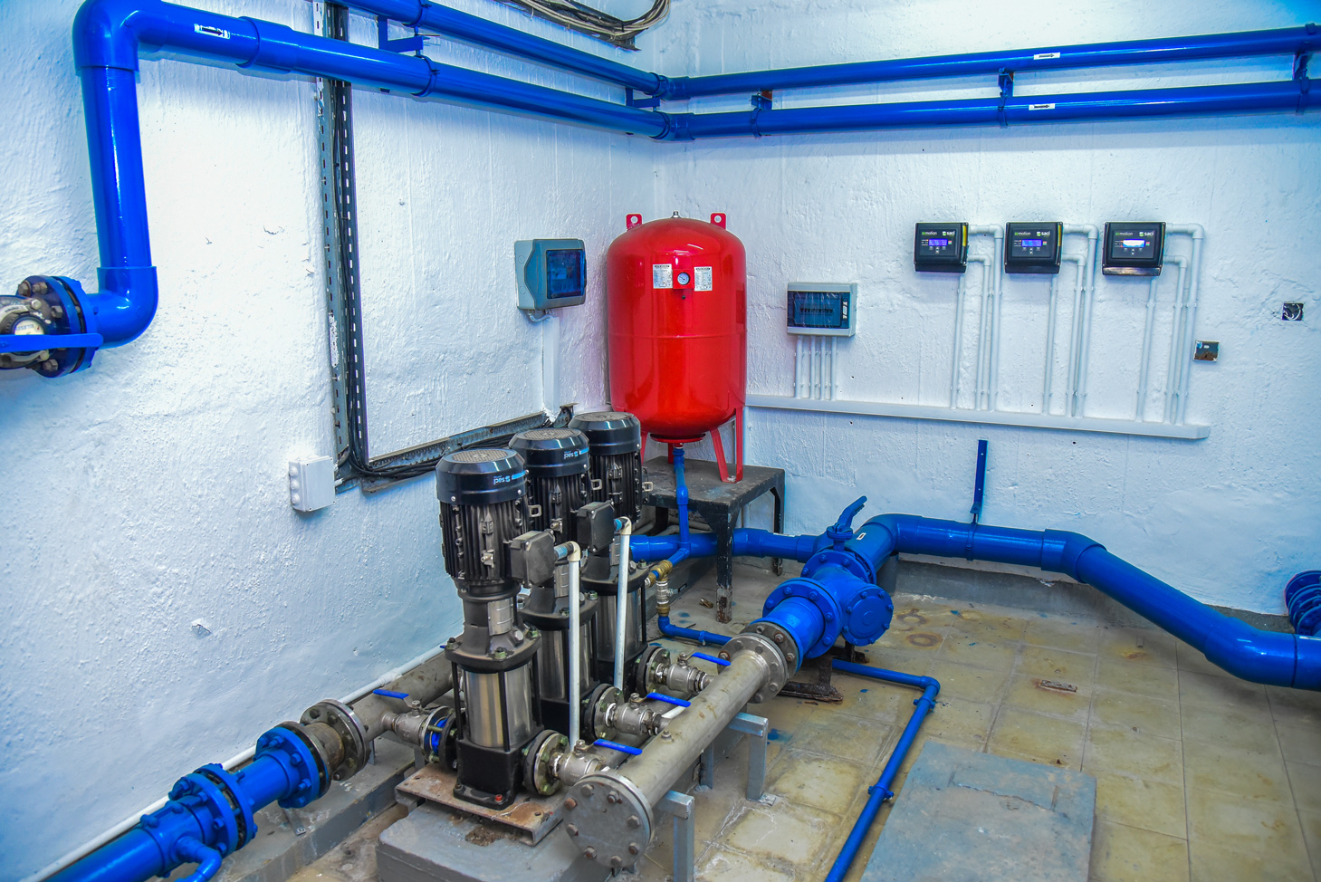 Industrial pumping system Pedrollo Saci Mauritius