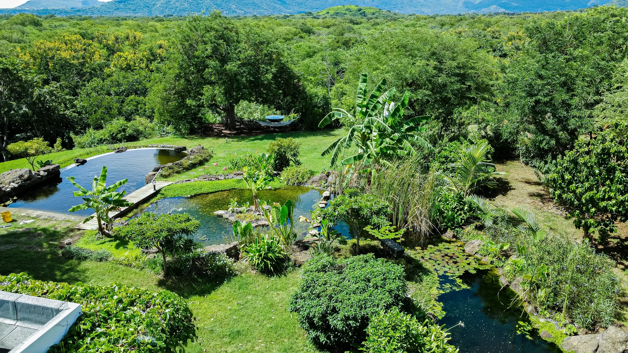 Natural ecological swimming pool Mauritius