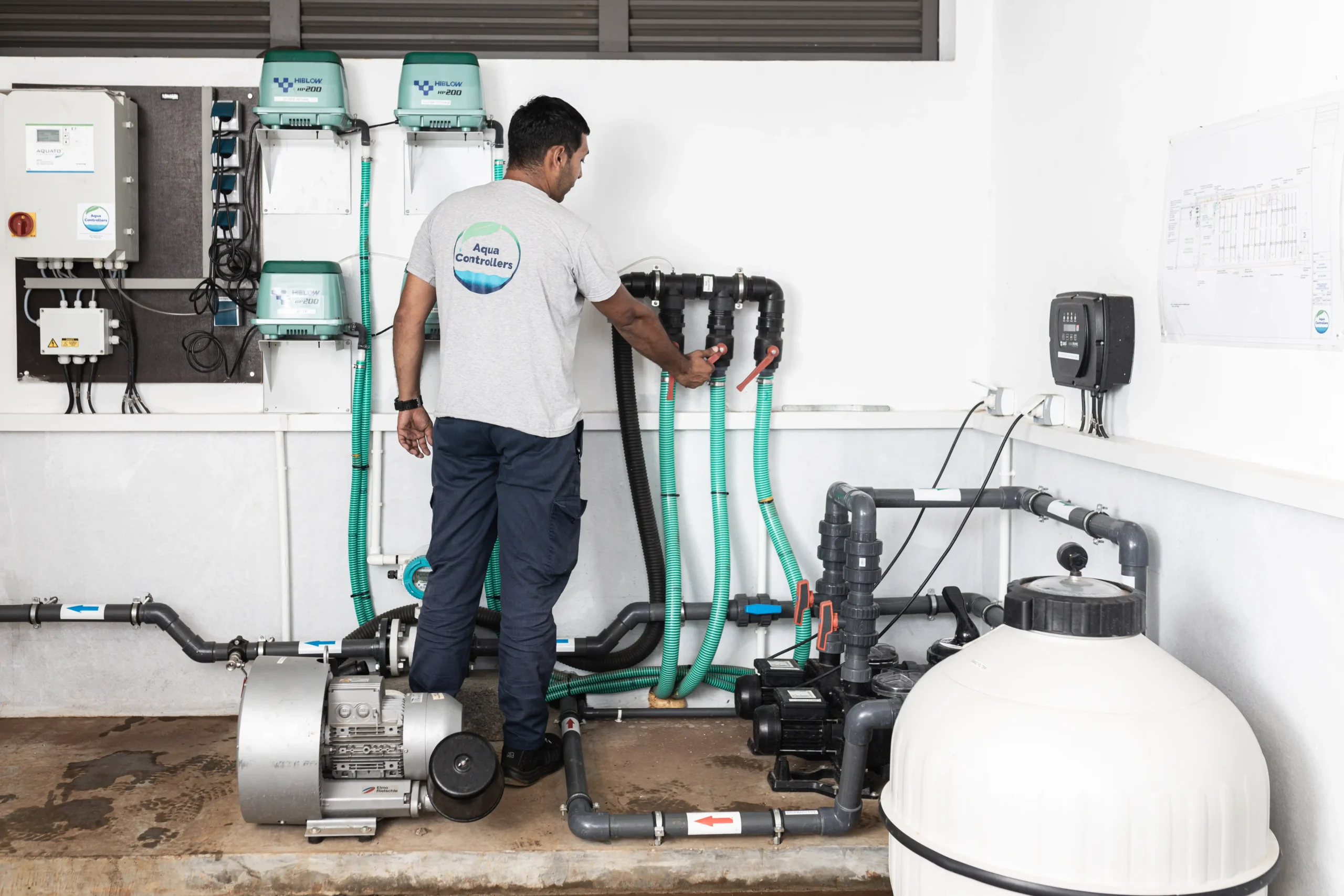 Aquatic maintenance service pool water treatment Mauritius